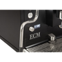 ECM Synchronika II OLED espressomachine closeup melkschuimkant