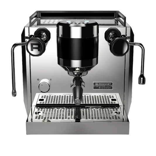 Rocket Espresso Bicocca Espresso Machine Dual boiler Chrome FREKKO