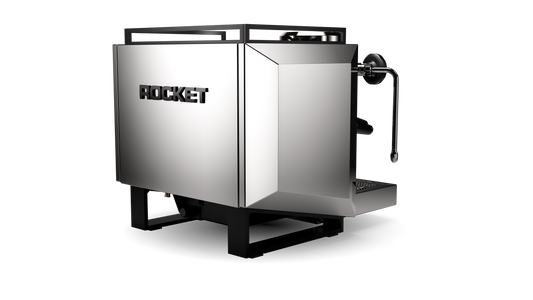 Rocket Espresso Bicocca Espresso Machine Dual boiler Chrome Rear Side FREKKO