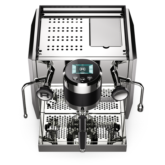 Rocket Espresso Bicocca Espresso Machine Dual boiler Chrome top FREKKO