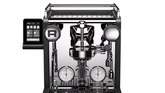 Rocket Espresso R58 Tune Espresso machine front close up black official dealer FREKKO 