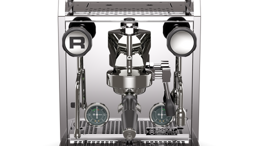 rocket espresso mozzafiato V fast espresso machine manometer green